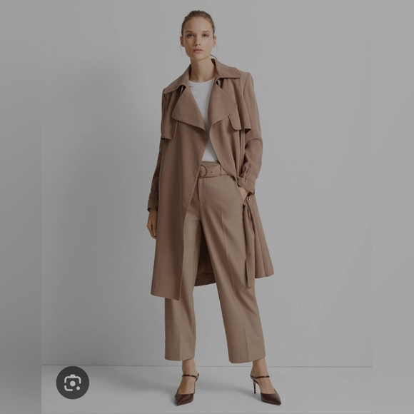 Club Monaco Jackets & Blazers - CLUB MONACO Elima Brown Trench Coat | Jacket with Belt. Size Small. NWT.